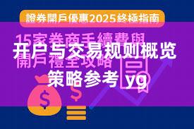 开户与交易规则概览 策略参考 yg
